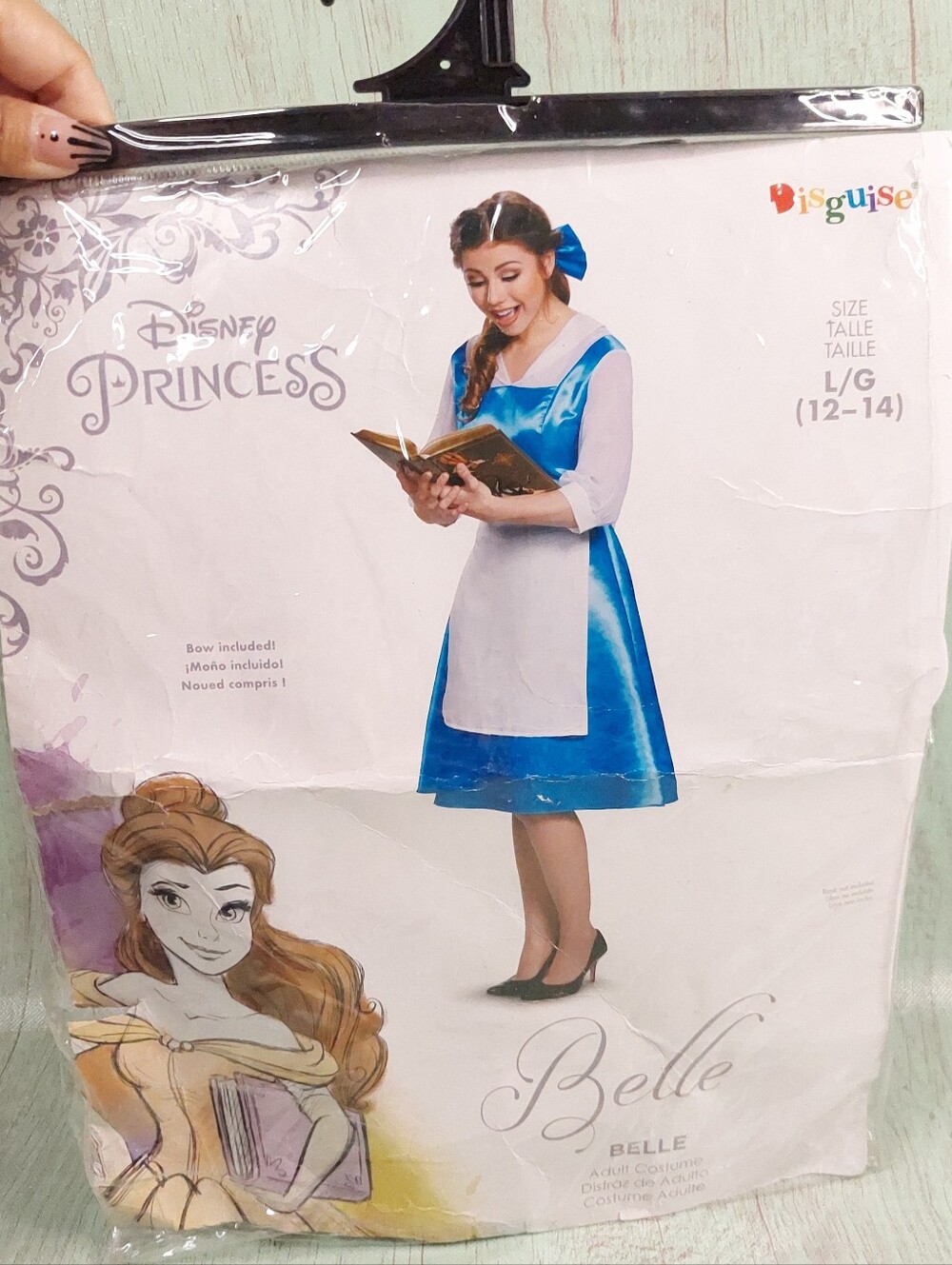 Disney Princess Belle Costume Womens L/G